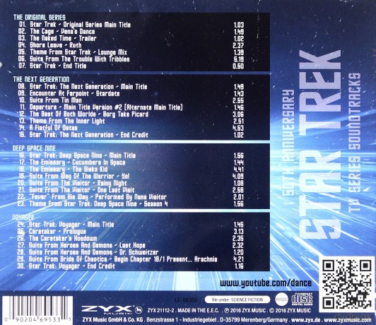 Star Trek: 50 Anniversary - TV Series Soundtracks [CD]