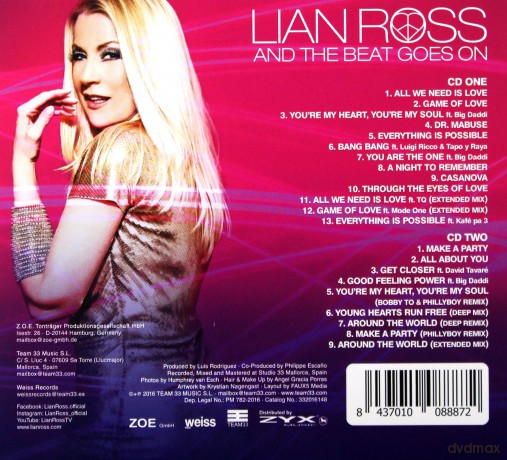 Ross Lian: And The Beat Goes On [2CD]