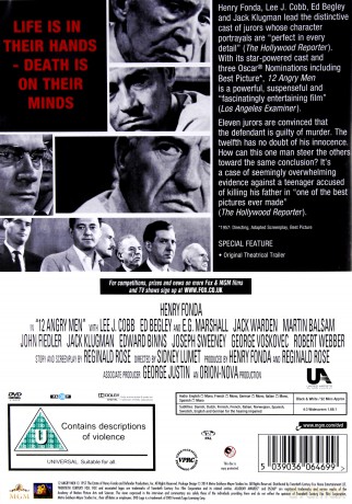 12 Angry Men (Dwunastu gniewnych ludzi) [DVD]