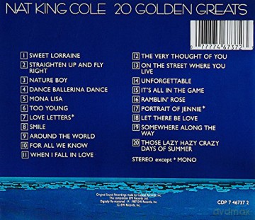 Nat King Cole: 20 Golden Greats [CD]