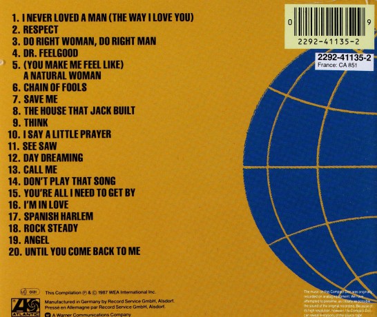 Aretha Franklin: 20 Greatest Hits [CD]