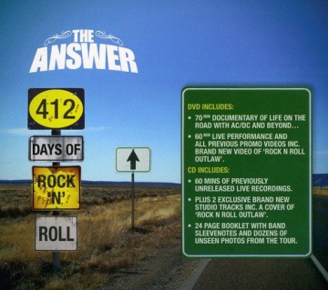 Answer: 412 Days Of Rock And Roll [CD]+[DVD]