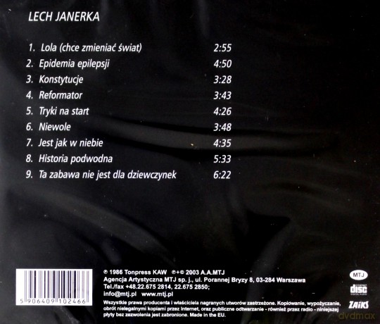Lech Janerka: Historia podwodna [CD]