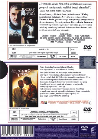 Fisher King + Rycerz Króla Artura [2DVD]