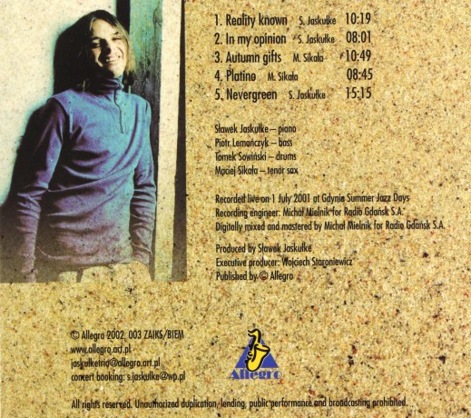Sławek Jaskułe Trio: S/T (digipack) [CD]