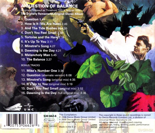 Moody Blues: A Question Of Balance [CD]