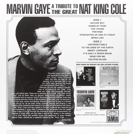 Marvin Gaye: A Tribute To The Great Nat King Cole [Winyl]