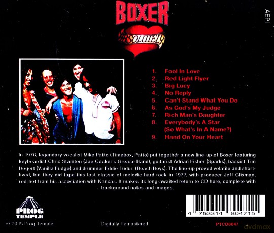 Boxer: Absolutely [CD]