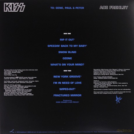 Ace Frehley Kiss: Ace Frehley [Winyl]