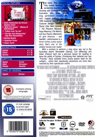 Adventures Of Priscilla Queen Of The Desert (Special Edition) [DVD]