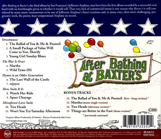 Jefferson Airplane: After Bathing At Baxters [CD]