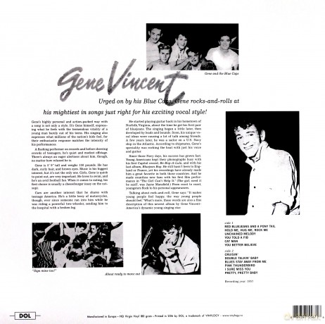 Gene Vincent: And The Blue Caps [Winyl]