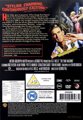 The Time Machine (Wehikuł czasu) (1960) [DVD]
