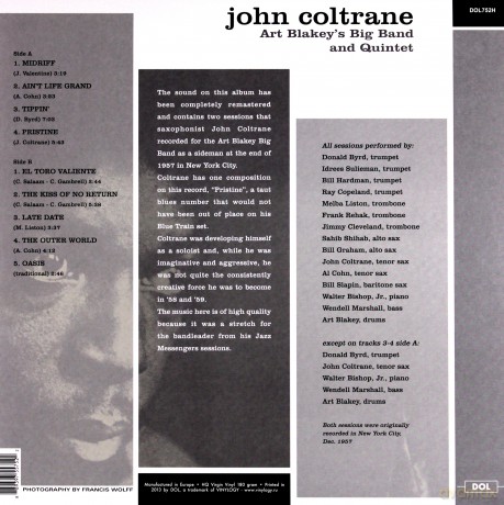 John Coltrane: Art Blakey's Big Band And Quintet [Winyl]