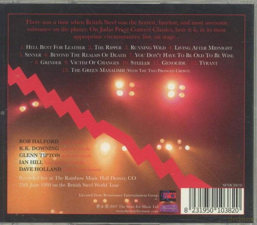 Judas Priest: Live In Concert 24th June 1980 [CD]