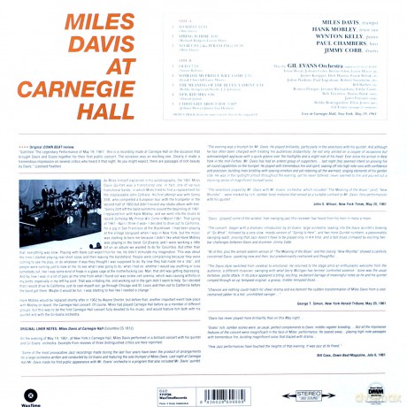 Miles Davis: At Carnegie Hall [Winyl]