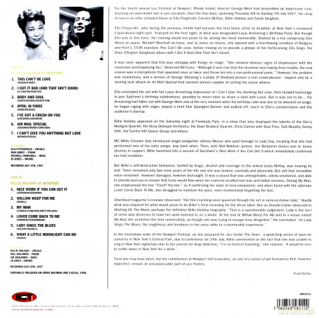 Ella Fitzgerald/Billie Holiday: At Newport [Winyl]