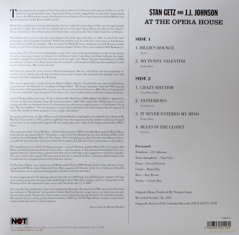 Stan Getz/Jj Johnson: At The Opera House [Winyl]