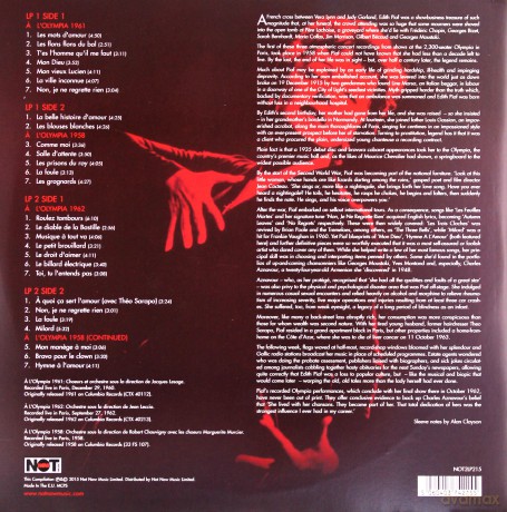 Edith Piaf: At The Paris Olympia [2xWinyl]