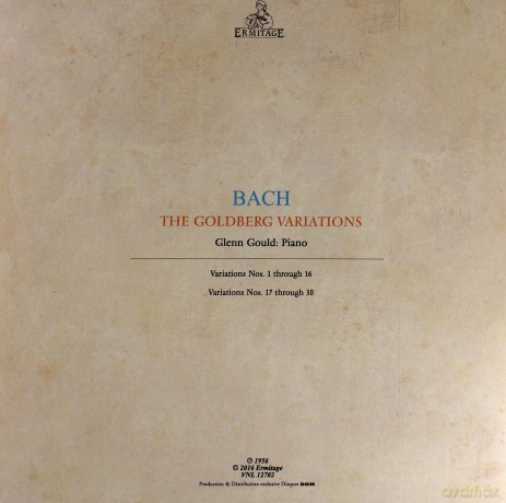 Glenn Gould: Bach: Goldberg Variations [Winyl]
