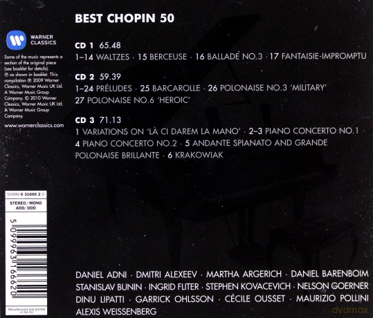 Best Chopin 50 [3CD]