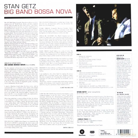Stan Getz: Big Band Bossa Nova [Winyl]