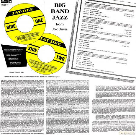 Joe Davis: Big Band Jazz 1940 1952 [Winyl]