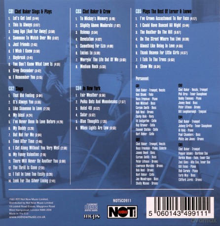 Chet Baker: Blue Thoughts [5CD]