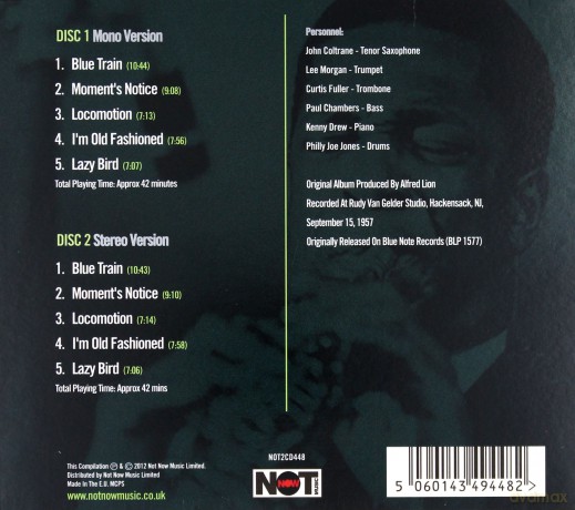 John Coltrane: Blue Train [2CD]