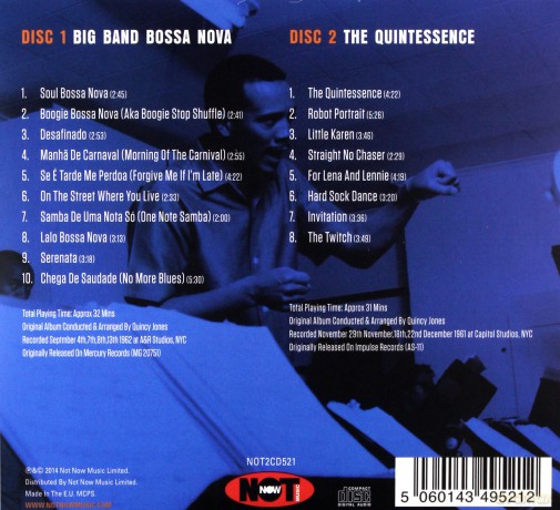 Quincy Jones: Bossa Nova/Quintessence [2CD]