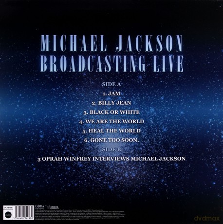 Michael Jackson: Broadcasting Live Blue Sparkle Vinyl [Winyl]