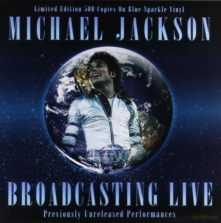 Michael Jackson: Broadcasting Live Blue Sparkle Vinyl [Winyl]