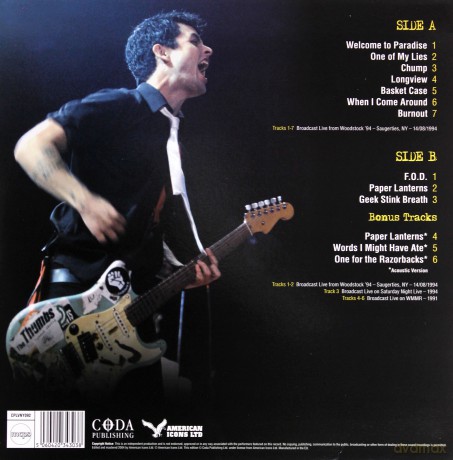 Green Day: Broadcasting Live Green Vinyl [Winyl]