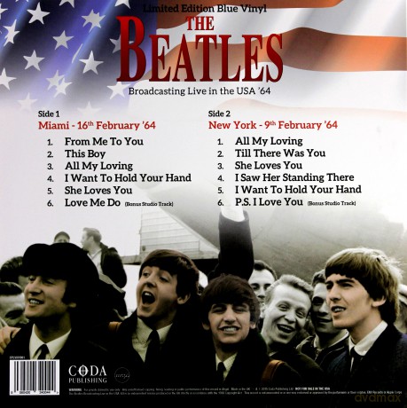 The Beatles: Broadcasting Live In The Usa '64 [Winyl]