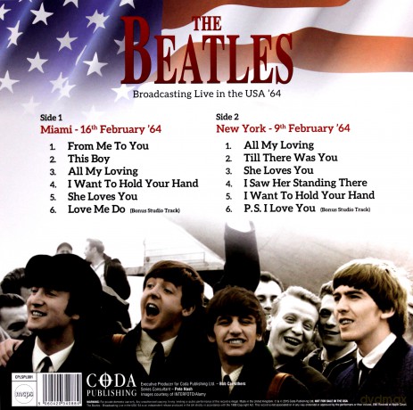 The Beatles: Broadcasting Live In The Usa '64 Splatter Disc [Winyl]