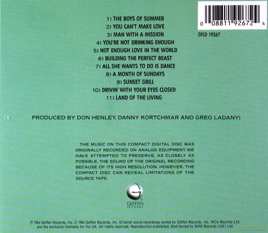 Don Henley: Building The Perfect Beast [CD]