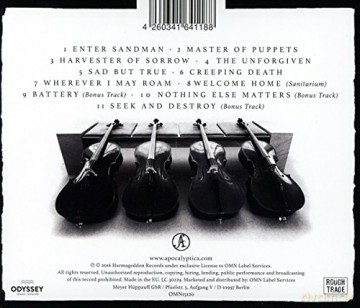 Apocalyptica: Plays Metallica [CD]