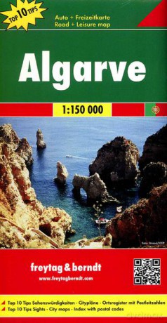 Algarve mapa 1:150 000