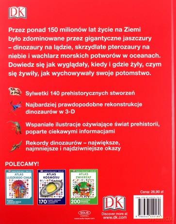 Atlas dinozaurów. Fascynujący świat (twarda) [KSIĄŻKA]