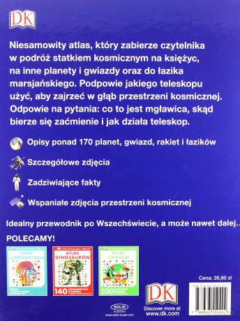 Atlas kosmosu. Fascynujący świat (twarda) [KSIĄŻKA]