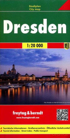 Drezno mapa 1:20 000