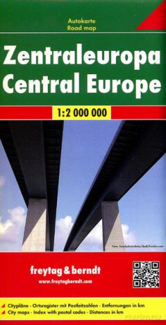 Europa środkowa mapa 1:2 000 000