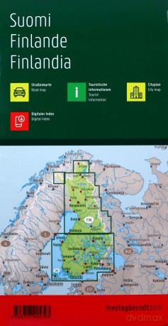 Finlandia mapa 1:500 000