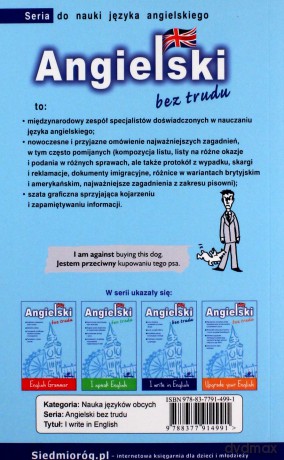 I write in English. Angielski bez trudu [KSIĄŻKA]