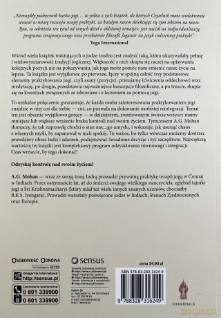 Joga dla ciała, oddechu i umysłu. Program przywracania równowagi życiowej - A.G. Mohan [KSIĄŻKA]
