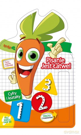 Karotka. Pisanie jest łatwe cyfry i kształty (twarda) [KSIĄŻKA]