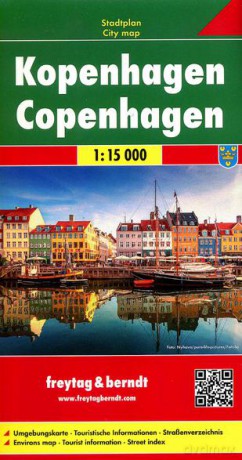 Kopenhaga mapa 1:15 000