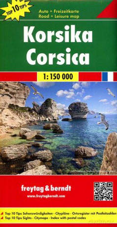 Korsyka mapa 1:150 000