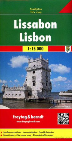 Lizbona mapa 1:15 000