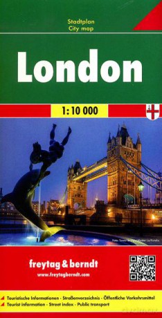 Londyn mapa 1:10 000